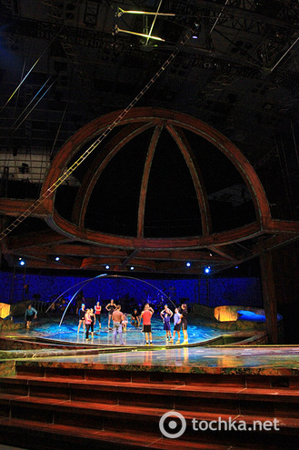 Cirque du Soleil, репетиція