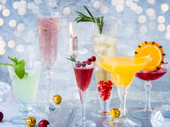 Новогодние тосты, шампанское