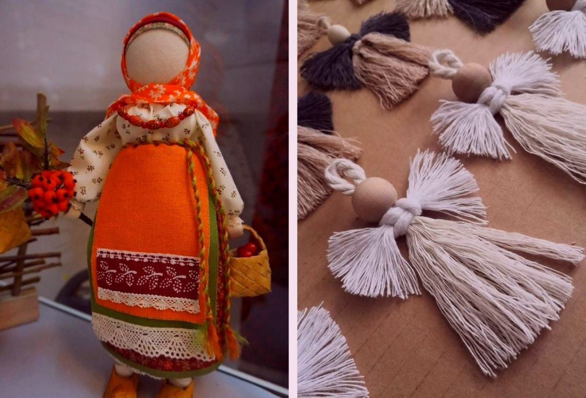 Как сделать куклу-оберег «Мартиничка» из ниток своими руками?