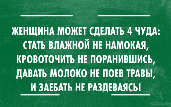 Женщина из всего может сделать чудо