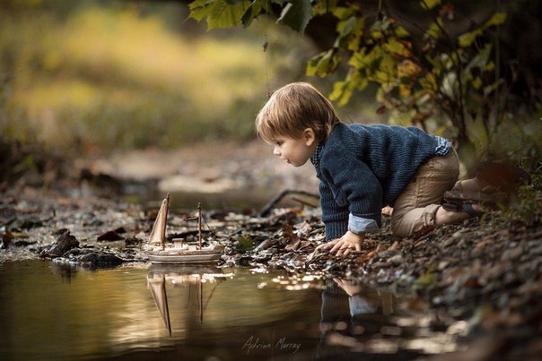 Волшебство детства в фотографиях Адриана Мюррея