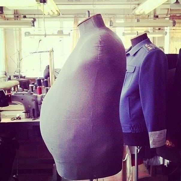 Манекен для пошива полицейской формы высших чинов