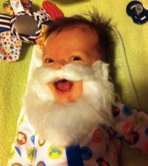 Дед Мороз в младенчестве