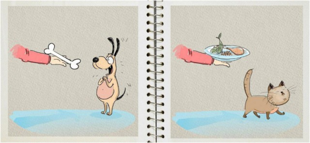 Комикс про жизнь котов и собак