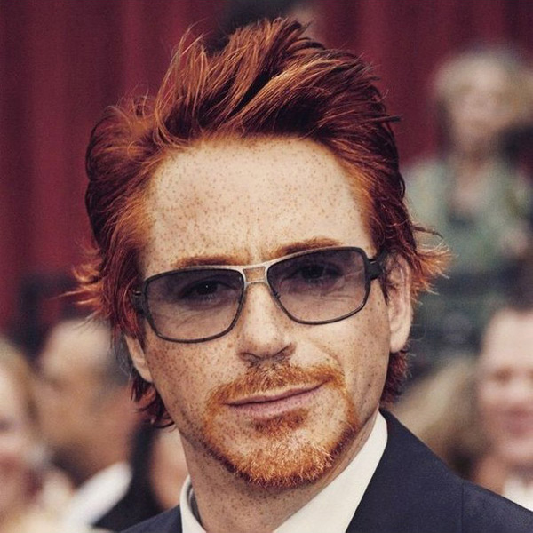 Если бы знаменитости родились рыжими