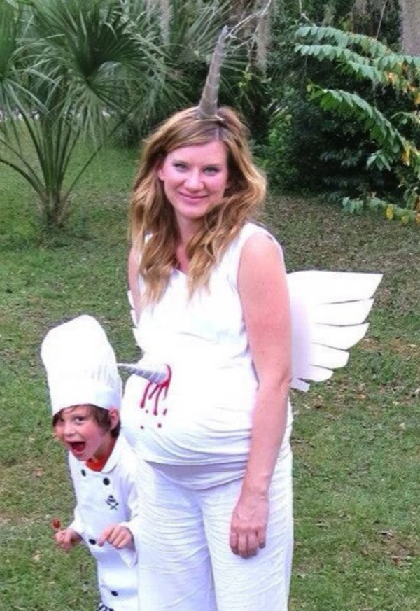 18 самых кошмарных костюмов беременных на Хэллоуин