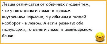 Экспресс-тест "Левша ли ты?"