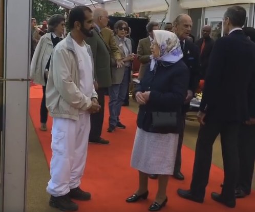 Король ОАЭ и королева Великобритании