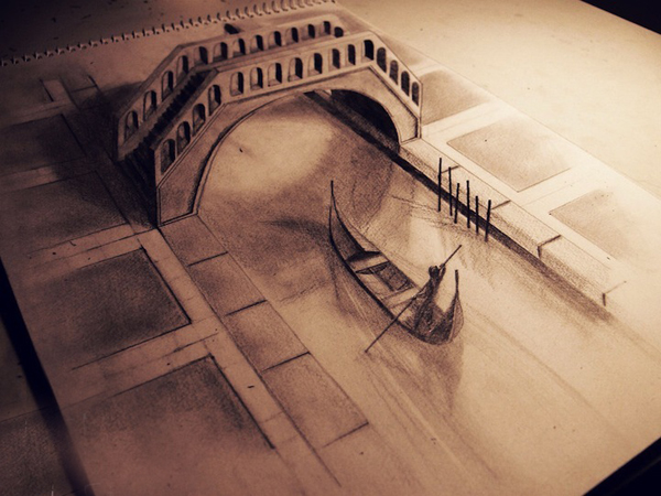 Нереальные 3д рисунки карандашом