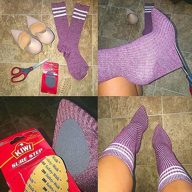 Безумный тренд. Носки поверх обуви