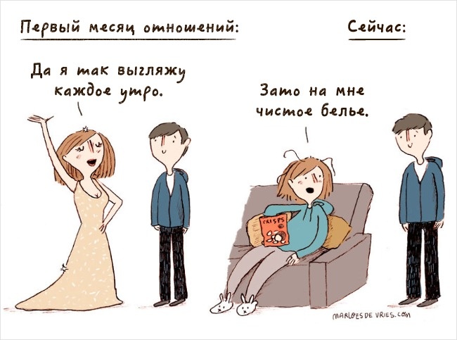 Прикольные комиксы про девушек