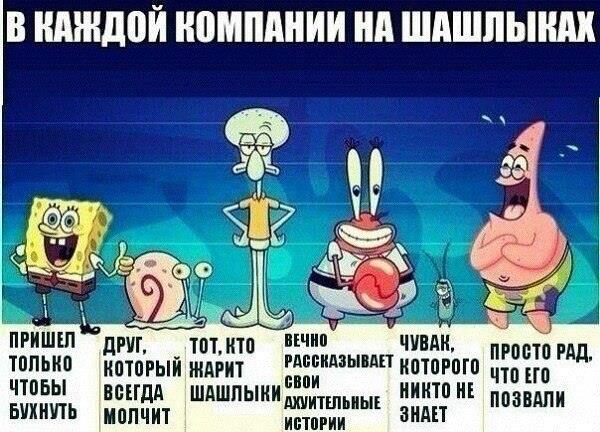 В каждой компании на шашлыках