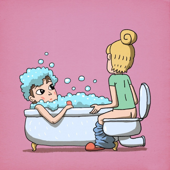 Женская дружба в картинках