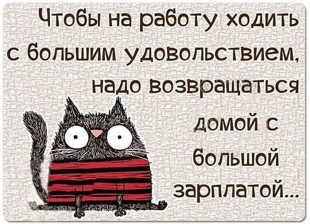 Когда работа приносит удовольствие