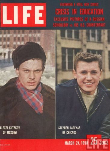 Студенты США и СССР в журнале 1958 года