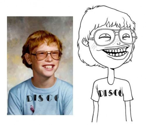 Веселые карикатуры на людей