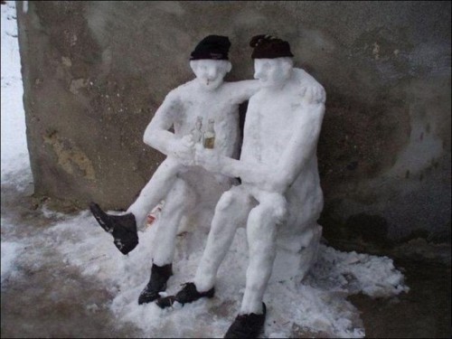 Чисто русские снеговики