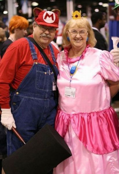 Марио с принцессой на пенсии