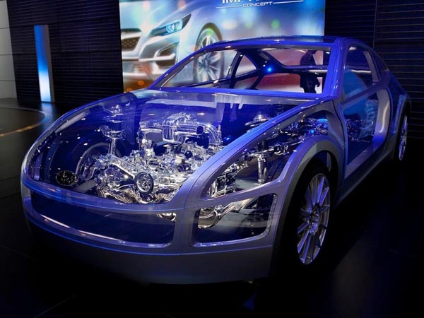 Крутая прозрачная тачка