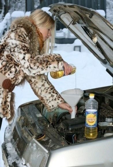 Замена масла. Всё правильно сделала