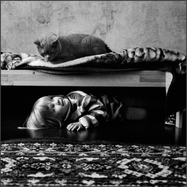 Фотоистория малышки и котэ от Андрея Прохорова