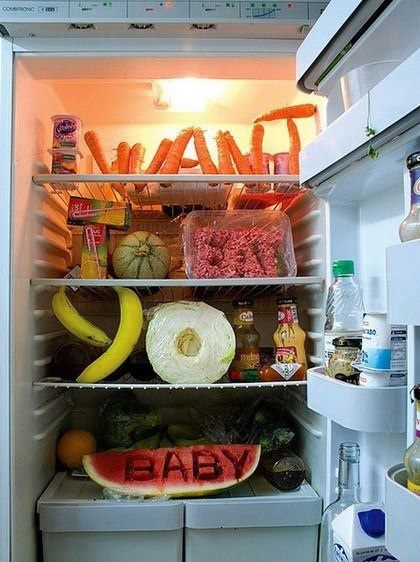 I want to eat you, baby..