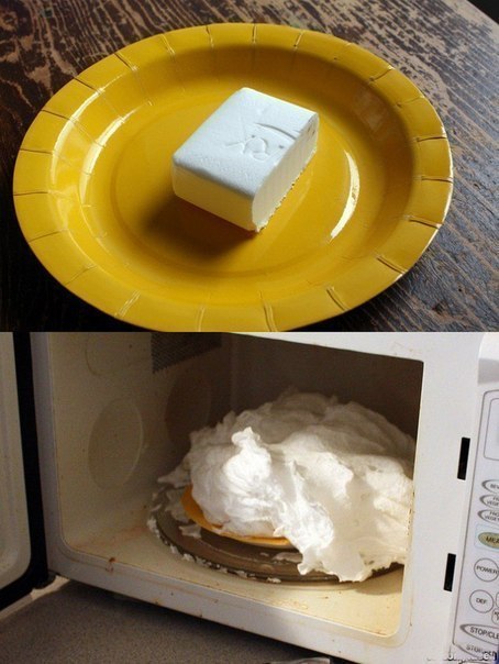 Мыло в микроволновке.