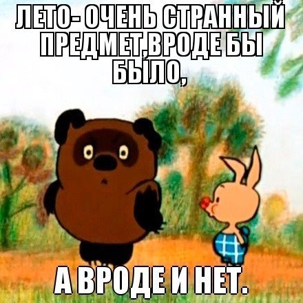 Прикольная картинка про лето